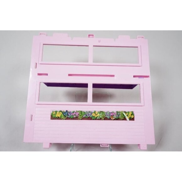 2021 Barbie Dream House Replacement Pink Bedroom Wall GRG93 with Purple Bed - Picture 3 of 6